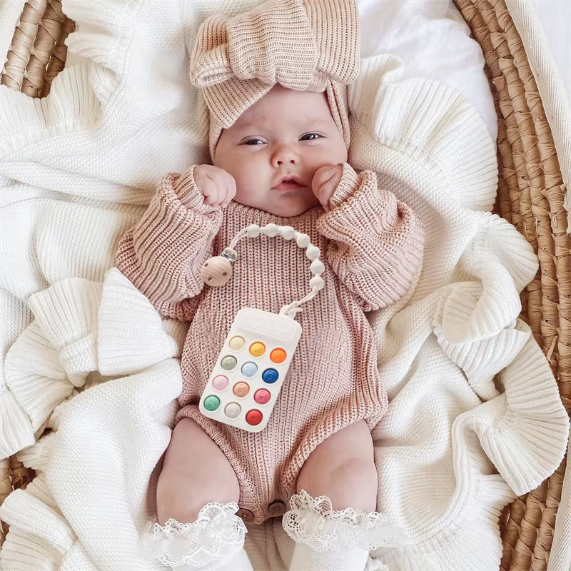 Baby Phone Teether BPA-Free Toy for Teething Relief