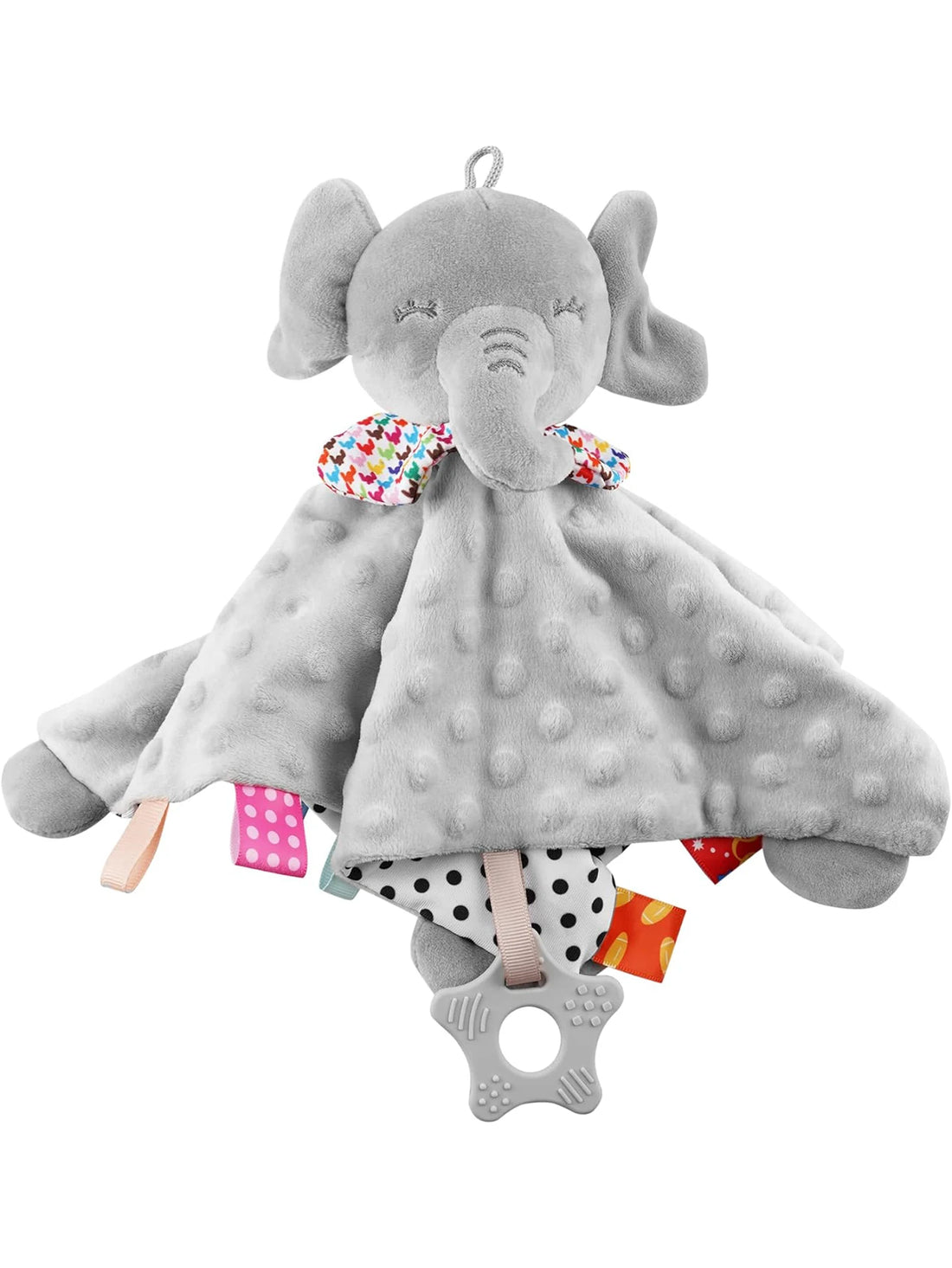 Elephant Baby Comforter Blanket Toy – Soft Rattle Towel