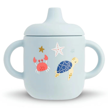 Baby Training Cup – Leak-Proof Silicone with Handle BPA-Free