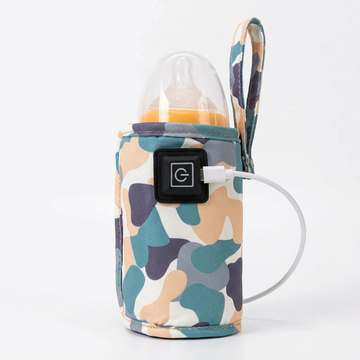 Portable Baby Bottle Warmer – 3-Speed USB Adjustable – PVC-Free