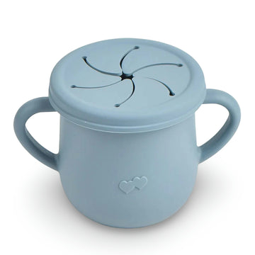 Kids Snack Cup – Portable Silicone Food Storage BPA-Free 200ml