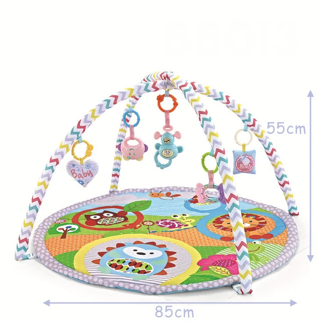 Kids Activity Play Mat Rack Educational Fitness Gym for Infants