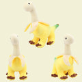 28cm Cute Banana Brontosaurus Plush Toy for Kids