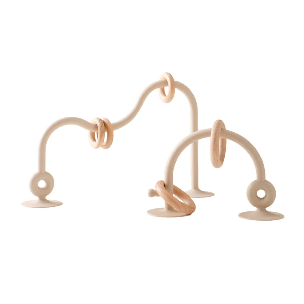 Montessori Baby Toy - Silicone Teether & Bead Maze Track