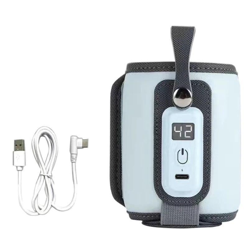USB Baby Bottle Warmer – Portable Milk Heater for Travel