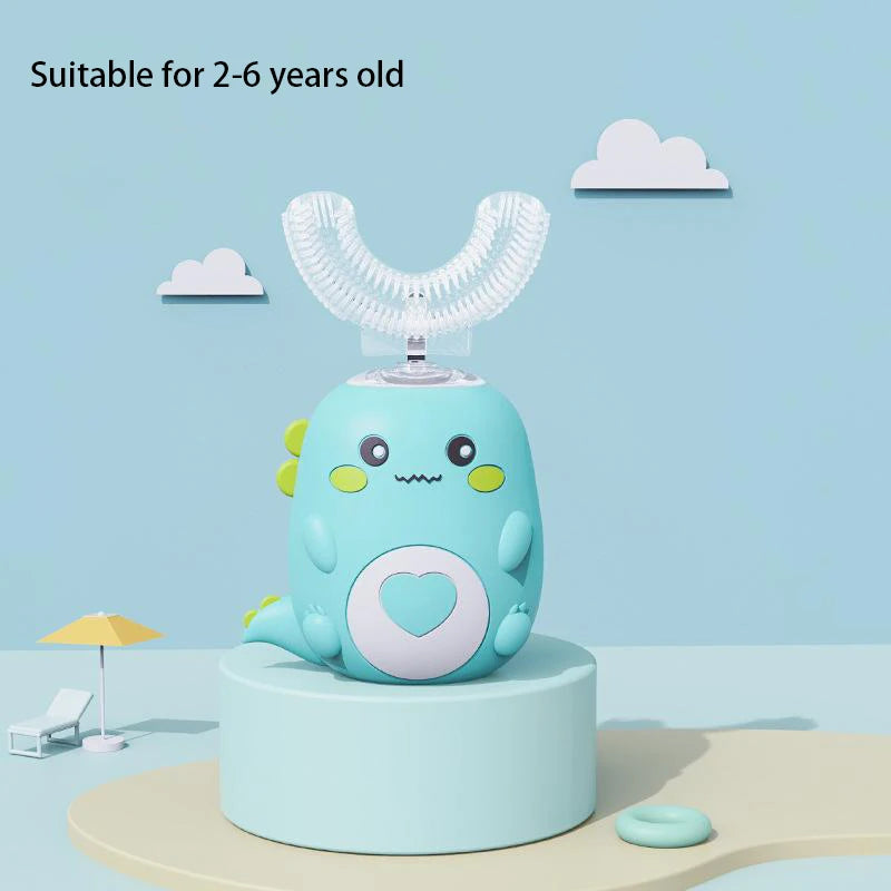 Kids U-Shaped Electric Toothbrush 360° Sonic Rechargeable