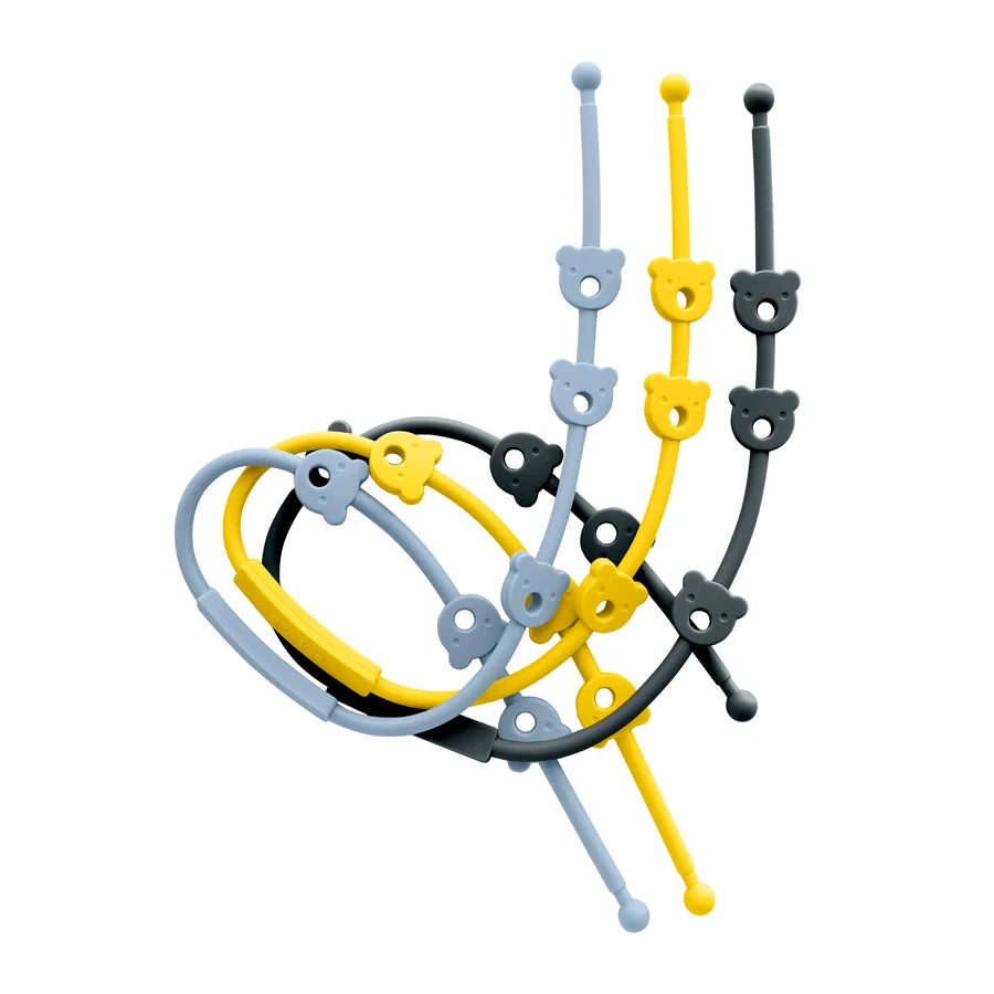 2PCS Baby Pacifier Clip | BPA-Free Silicone Teether Chain