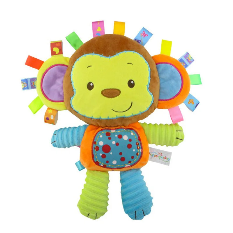 Plush Rattle Toy – Soft Sensory Gift for Babies