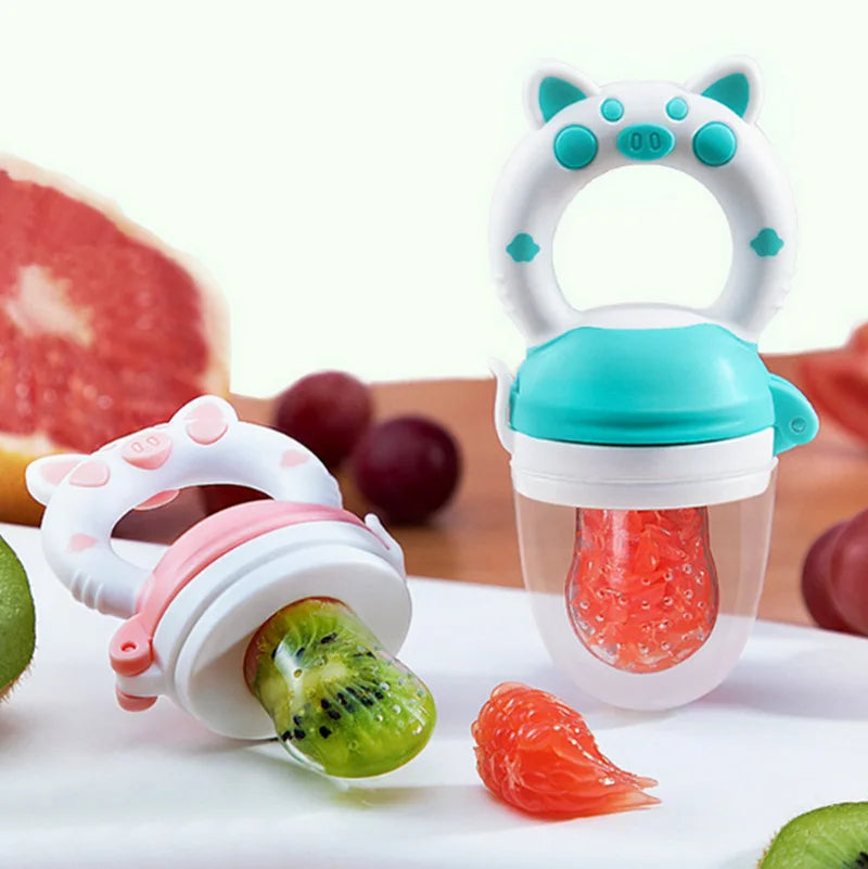 Baby Feeder Spoon Juice Pacifier Cup | Fruit Silicone Pacifier