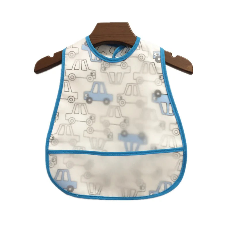 Cute Waterproof Baby Bib – Adjustable EVA Feeding Apron
