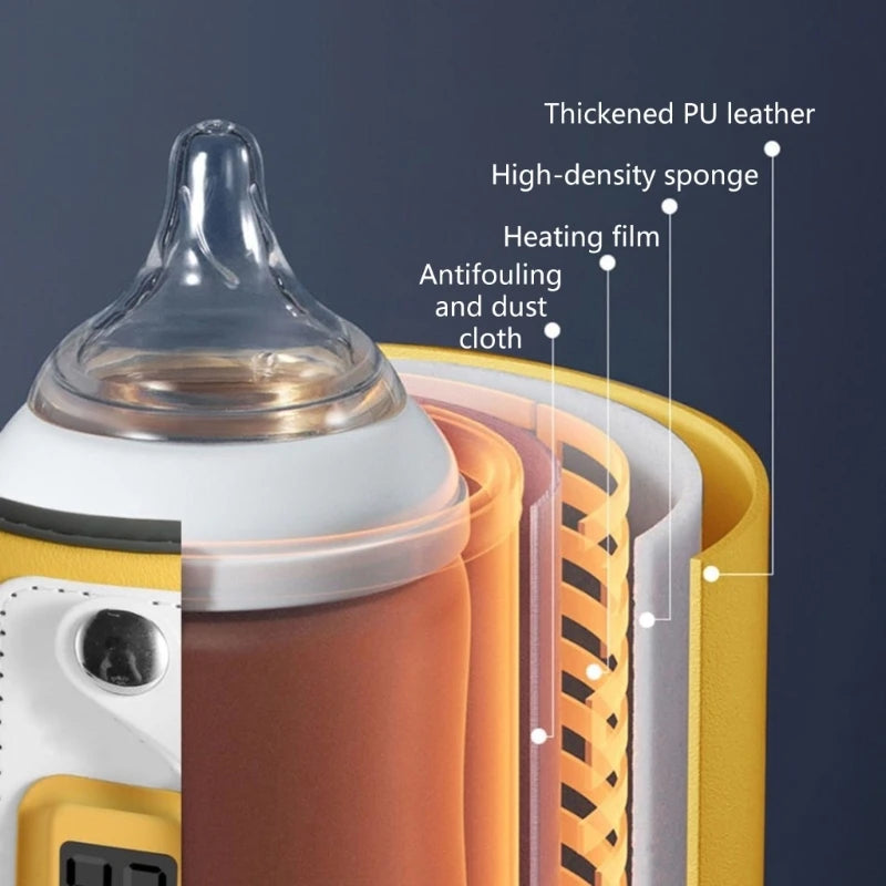 USB Baby Bottle Warmer – Portable Milk Heater for Travel