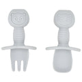 2PCS Baby Silicone Training Spoons | Kids Feeding Set