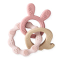 Baby Silicone Teether Ring BPA-Free | Cartoon Rattle Toy