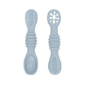 2PCS Baby Silicone Training Spoons | Kids Feeding Set