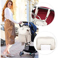 Leather Diaper Bag & Stroller Organizer Stylish Baby Gear