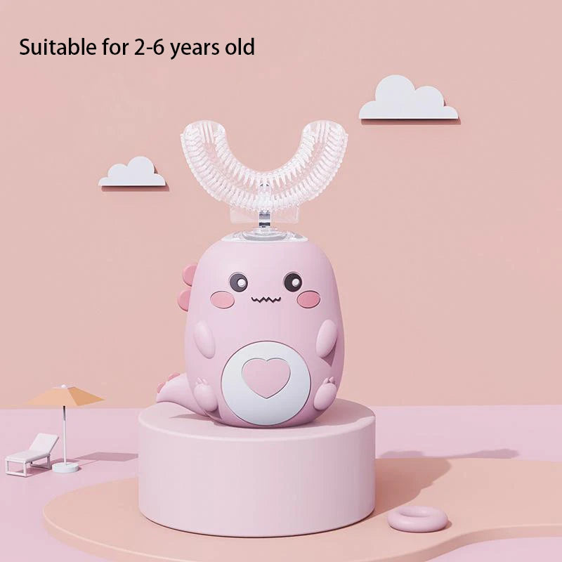 Kids U-Shaped Electric Toothbrush 360° Sonic Rechargeable