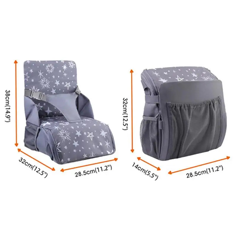 Toddler Booster Seat Cushion for Kids (6-36 Months) - Washable, Non-Slip