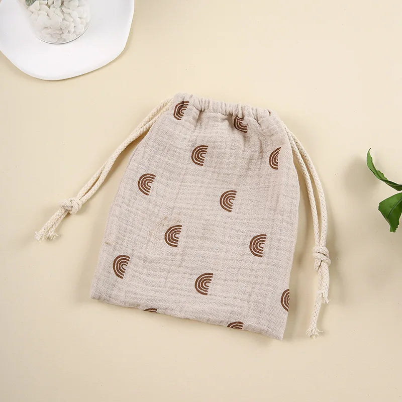 Cotton Baby Diaper Caddy Organizer – Nappy Bag Pouch