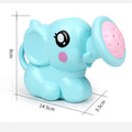 Elephant Shape Baby Bath Toy Water Spray with Mesh Storage