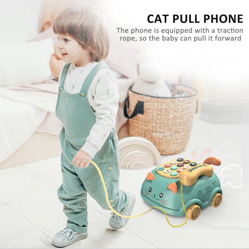 Montessori Baby Learning Toy: Piano, Lights, Music, Phone