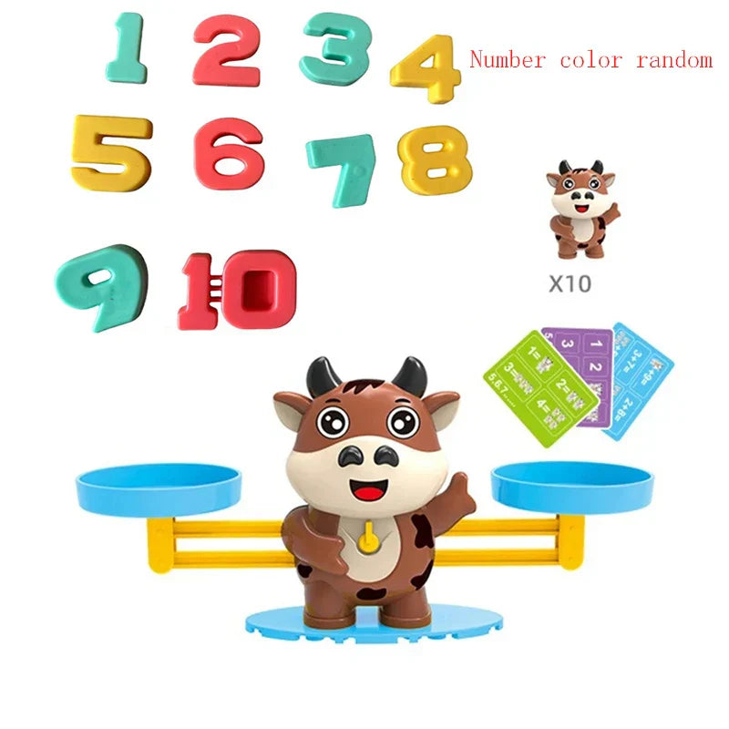 Monkey Balance Math Game Montessori Toys for Kids & Preschool