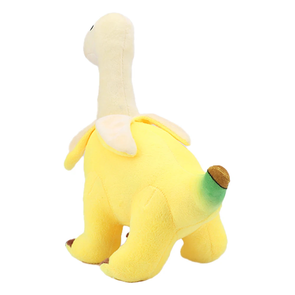 28cm Cute Banana Brontosaurus Plush Toy for Kids