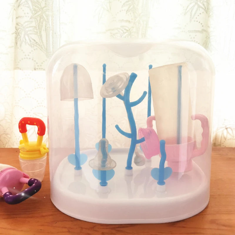 Baby Bottle Drying Rack & Feeding Cup Holder, Removable Tree