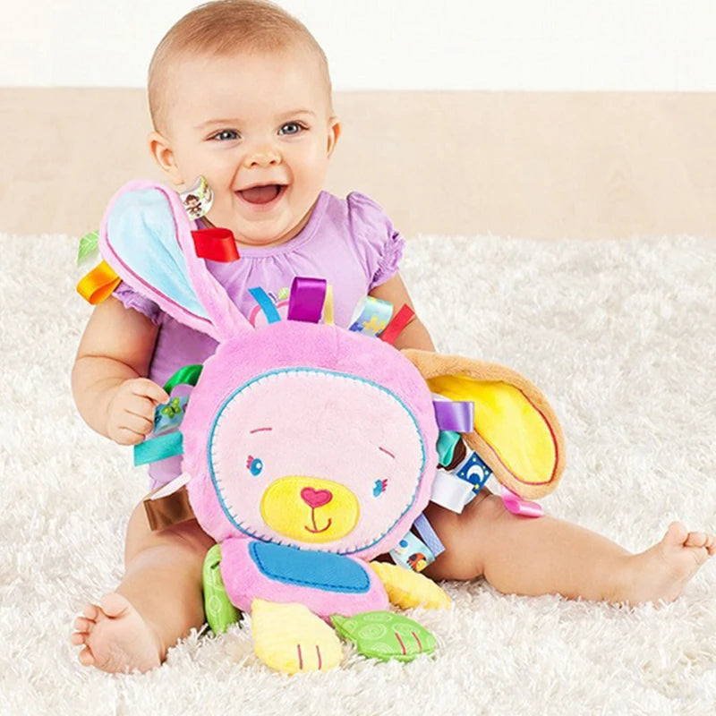Plush Rattle Toy – Soft Sensory Gift for Babies
