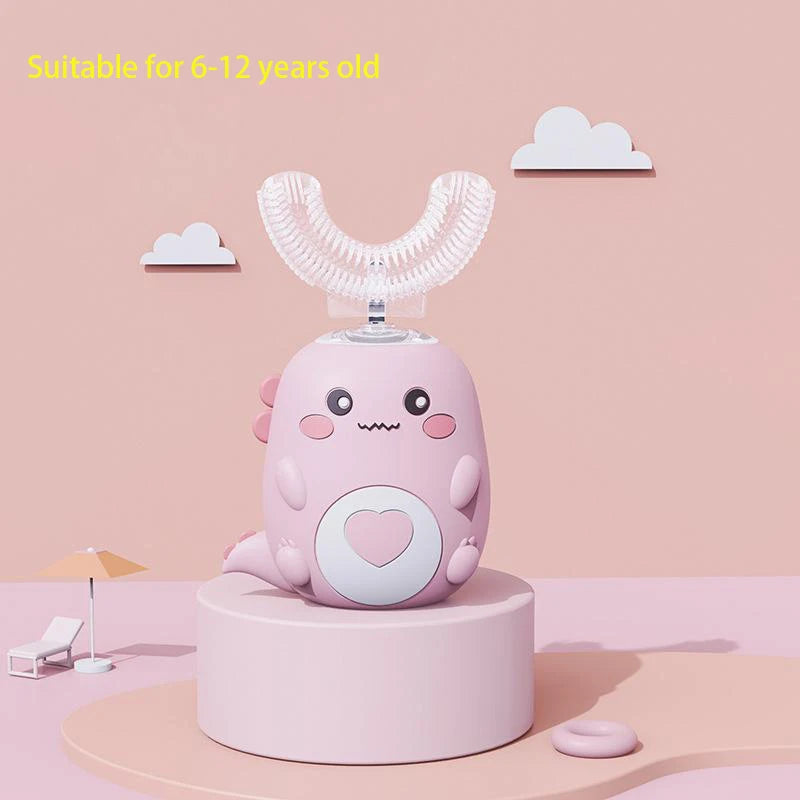 Kids U-Shaped Electric Toothbrush 360° Sonic Rechargeable