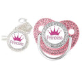 Luxury Crown Pacifier Clip Set BPA-Free