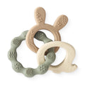 Baby Silicone Teether Ring BPA-Free | Cartoon Rattle Toy