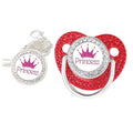 Luxury Crown Pacifier Clip Set BPA-Free