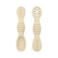 2PCS Baby Silicone Training Spoons | Kids Feeding Set