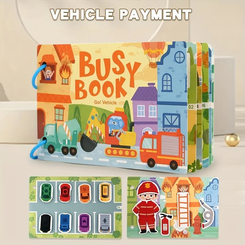 Montessori Quiet Book Toy – Early Learning for Toddlers