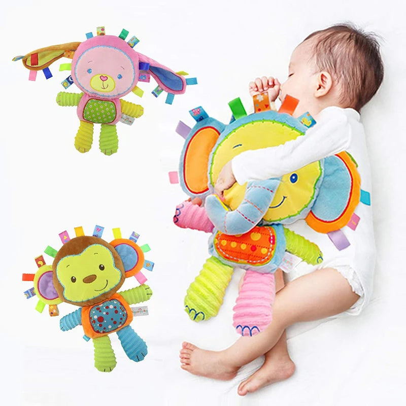 Plush Rattle Toy – Soft Sensory Gift for Babies