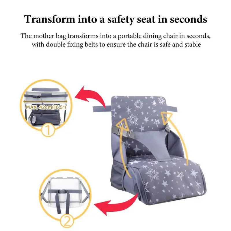 Toddler Booster Seat Cushion for Kids (6-36 Months) - Washable, Non-Slip