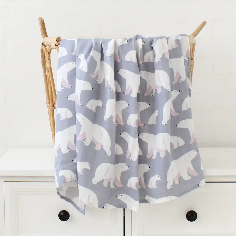 Bamboo Cotton Muslin Blanket