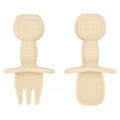 2PCS Baby Silicone Training Spoons | Kids Feeding Set