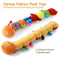 Baby Rattle Musical Caterpillar Plush Toy for Newborns & Toddlers