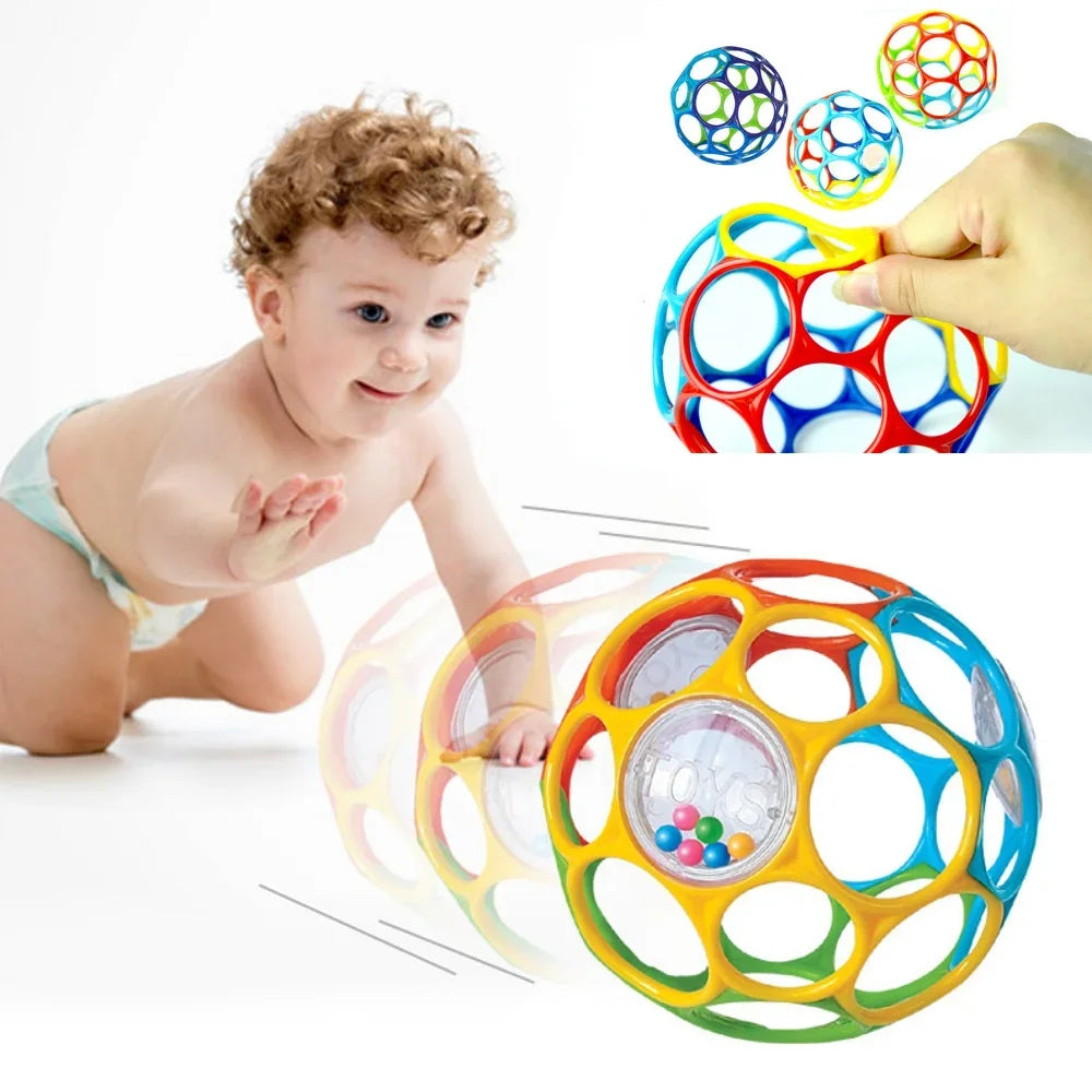 Baby Sensory Balls Hand Bell Bite Catch Toys for Infants