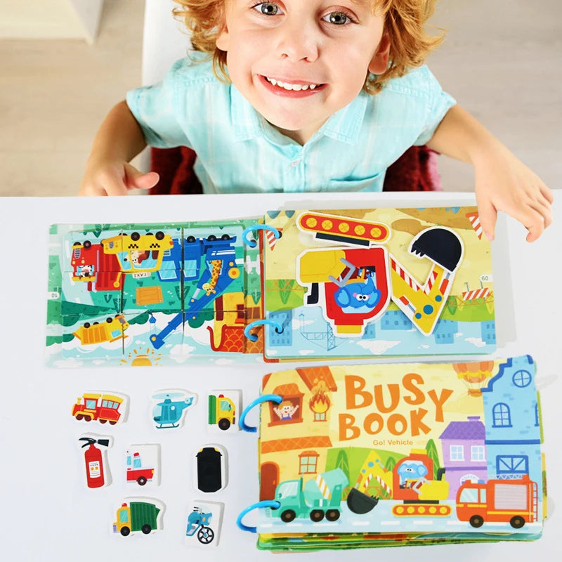 Montessori Quiet Book Toy – Early Learning for Toddlers