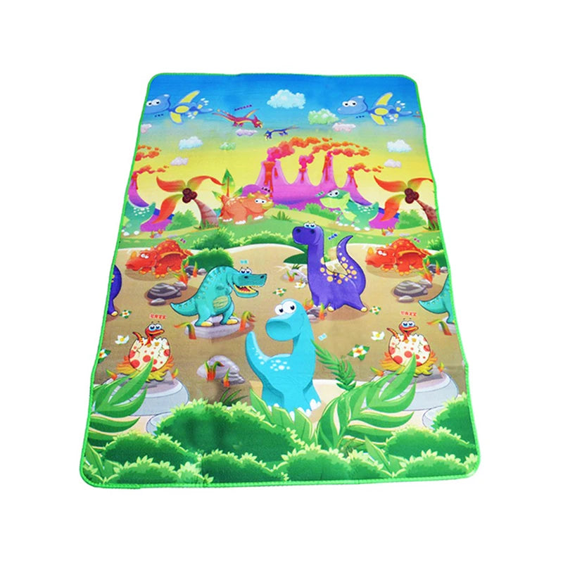 Double-Sided Baby Play Mat Animals Kids Educational Rug
