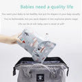 Reusable Waterproof Baby Diaper Bag Organizer for Wet/Dry
