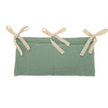 Baby Crib Storage Bag - Cotton Organizer for Diapers & Toys