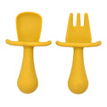 2PCS Baby Silicone Training Spoons | Kids Feeding Set
