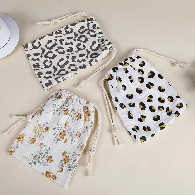 Cotton Baby Diaper Caddy Organizer – Nappy Bag Pouch