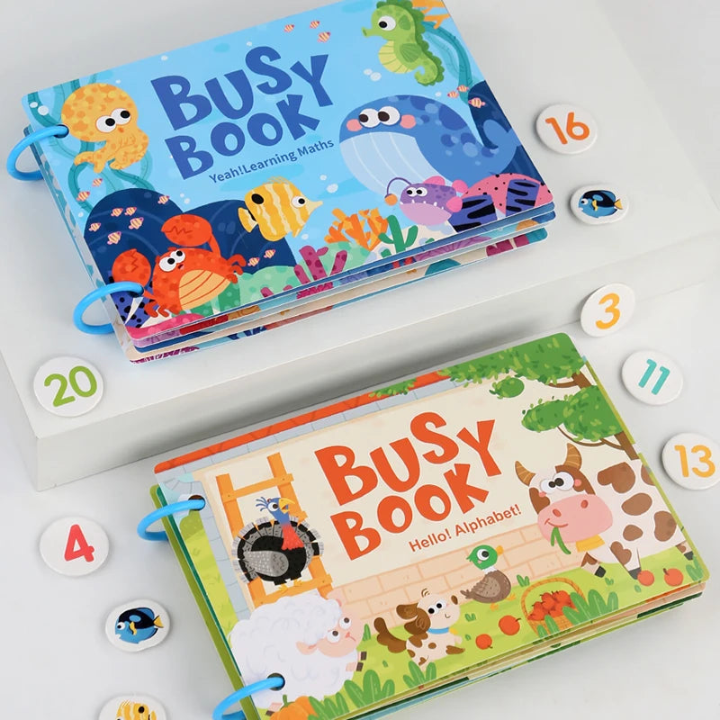 Montessori Quiet Book Toy – Early Learning for Toddlers