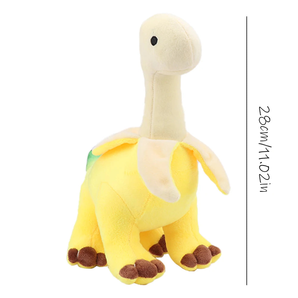 28cm Cute Banana Brontosaurus Plush Toy for Kids