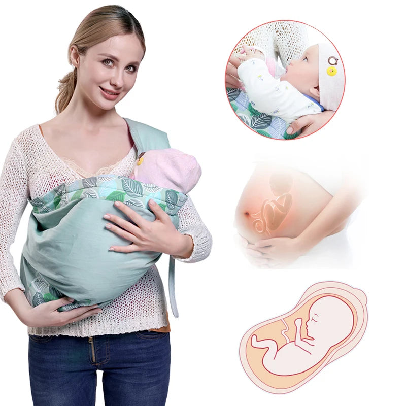 Baby Sling Wrap & Nursing Cover – Mesh, 0-36M, 130 Lbs