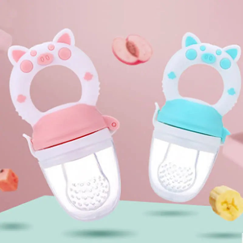 Baby Feeder Spoon Juice Pacifier Cup | Fruit Silicone Pacifier